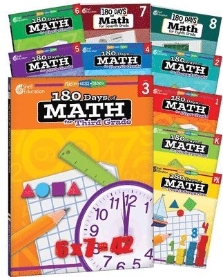Darcy Mellinger, Multiple Authors, Jodene Smith, Jodene Lynn Smith, Darlene Misconish Tyler - 180 Days™: Math PK-8: 10-Book Set, Häftad