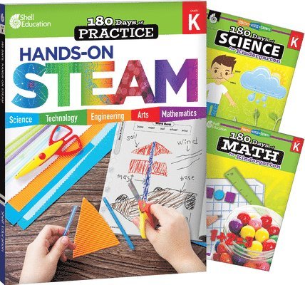 Multiple Authors, Jodene Lynn Smith - 180 Days(tm) Steam, Science, & Math Grade K: 3-Book Set: Practice, Assess, Diagnose, Häftad