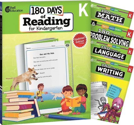 Multiple Authors, Chandra C. Prough - 180 Days(tm) Reading, Math, Language, Writing, & Problem Solving for Kindergarten: 5-Book Set: Practice, Assess, Diagnose, Häftad