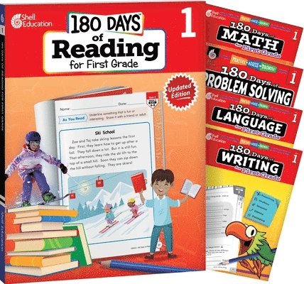 Multiple Authors, Stephanie Kraus - 180 Days(tm) Reading, Math, Language, Writing, & Problem Solving for Grade 1: 5-Book Set: Practice, Assess, Diagnose, Häftad