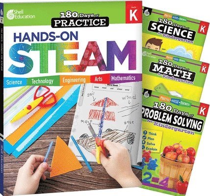 Chandra C. Prough, Lauren Homayoun - 180 Days(tm) Steam, Science, Math, & Problem Solving Grade K: 4-Book Set: Practice, Assess, Diagnose, Häftad