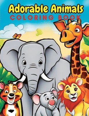 James Mwangi - Adorable Animals Coloring Book for Kids, Häftad. Tillgänglighet: Lägg i varukorg
