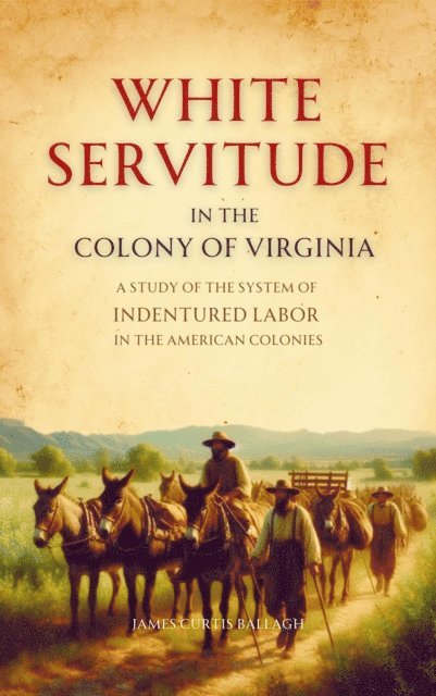 James  Curtis Ballagh - White Servitude in the Colony of Virginia, E-bok