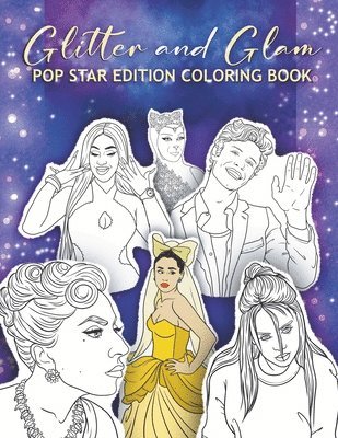 Bloom Publishing - Glitter and Glam Pop Star Edition Coloring Book, Häftad