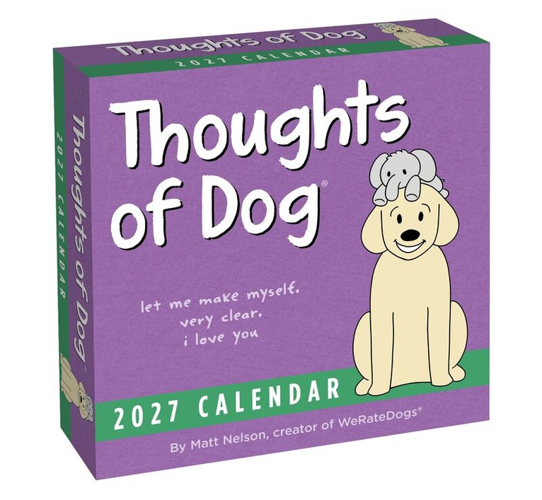 Matt Nelson - Thoughts of Dog 2027 Day-to-Day Calendar, Övrigt