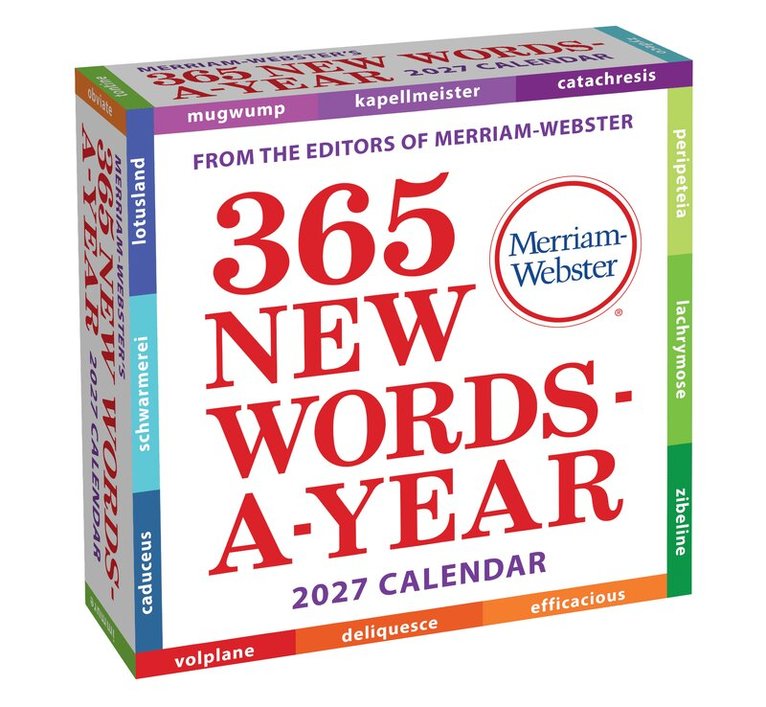 Merriam-Webster - Merriam-Webster's 365 New Words-A-Year 2027 Day-to-Day Calendar, Övrigt