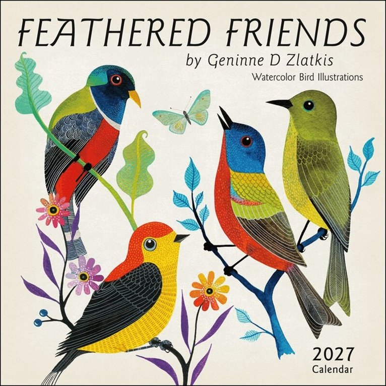 Geninne D Zlatkis - Feathered Friends 2027 Wall Calendar, Övrigt