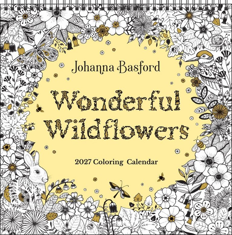 Johanna Basford 2027 Coloring Wall Calendar