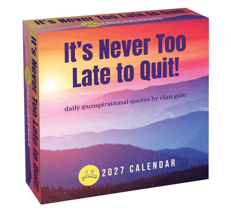 Elan Gale - Unspirational 2027 Day-to-Day Calendar, Övrigt