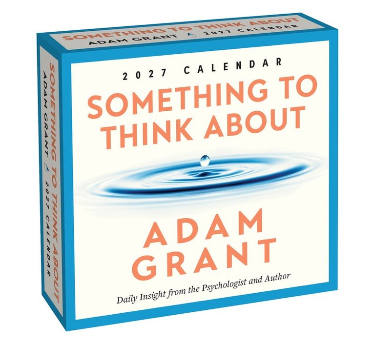 Adam Grant - Adam Grant 2027 Day-to-Day Calendar, Övrigt. Tillgänglighet: Lägg i varukorg