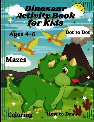 P Thorton - Dinosaur activity book for kids, Häftad. Tillgänglighet: Lägg i varukorg