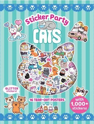 Jing Lau - Sticker Party: Cats, Häftad