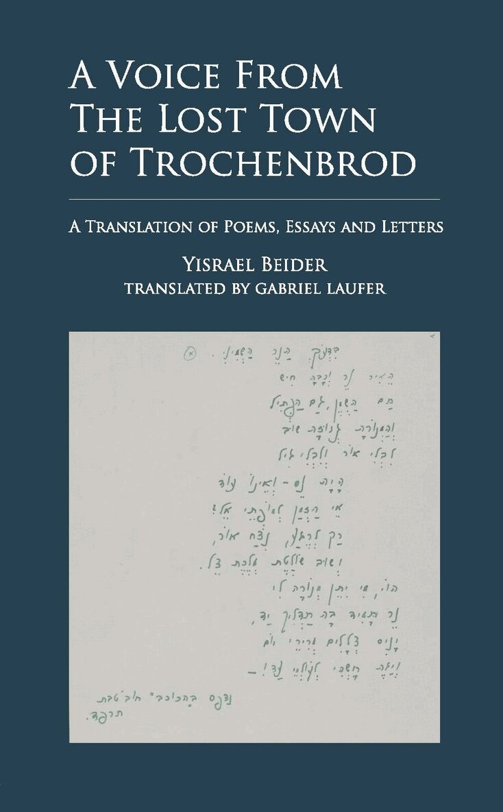 Yisrael Beider - Voice from The Lost Town of Trochenbrod, Häftad