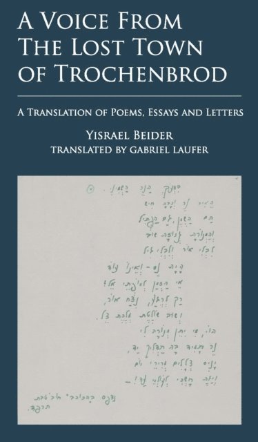 Yisrael Beider - Voice from The Lost Town of Trochenbrod, E-bok