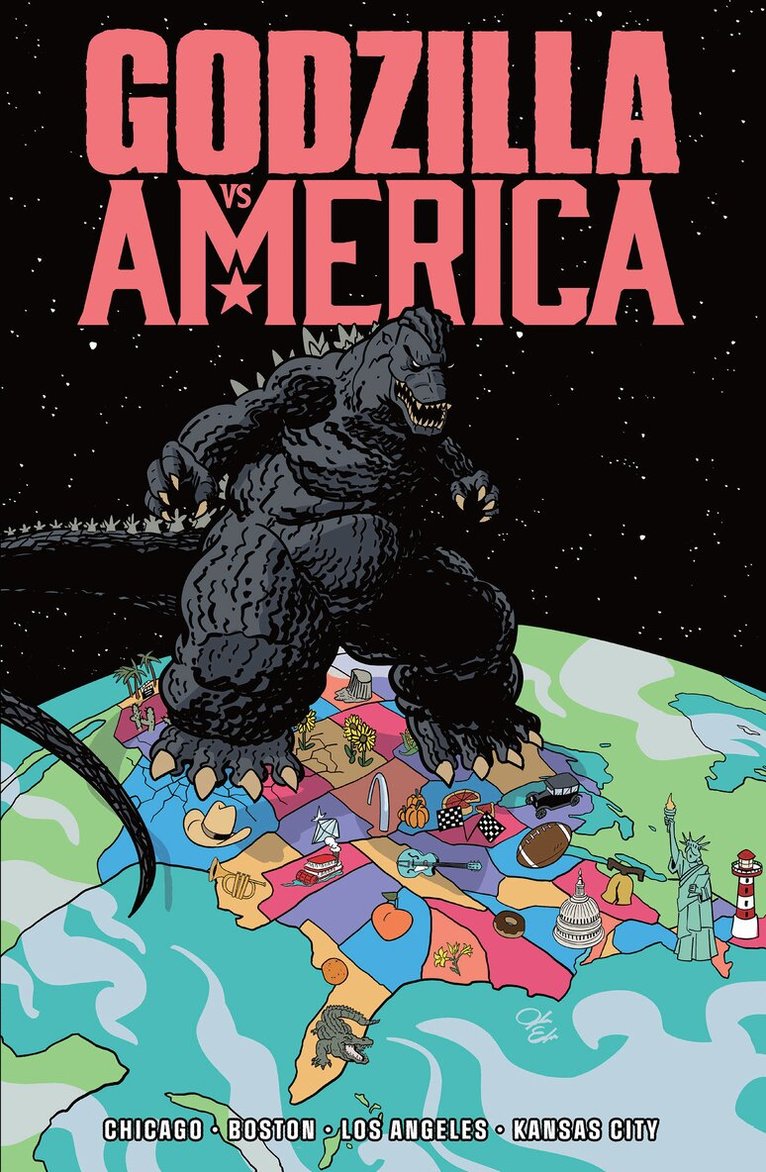 Tim Seeley, Caroline Cash - Godzilla Vs. America, Häftad
