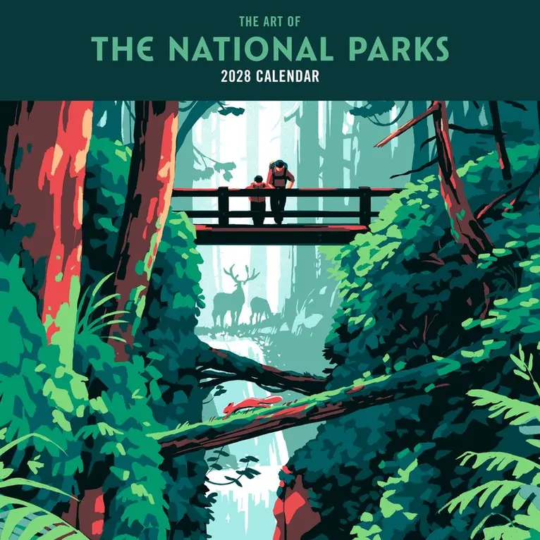 Fifty-Nine Parks - 2028 The Art of the National Parks Wall Calendar. Tillgänglighet: Kommande