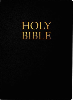 Whitaker House - Kjver Holy Bible, Large Print, Black Bonded Leather, Thumb Index, Inbunden