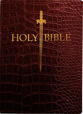Whitaker House - KJV Sword Bible, Large Print, Walnut Alligator Bonded Leather, Thumb Index, Inbunden. Tillgänglighet: Lägg i varukorg