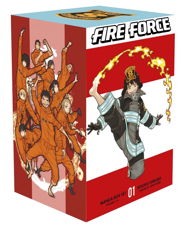 Atsushi Ohkubo - Fire Force Manga Box Set 1 (Vol. 1-6), Häftad