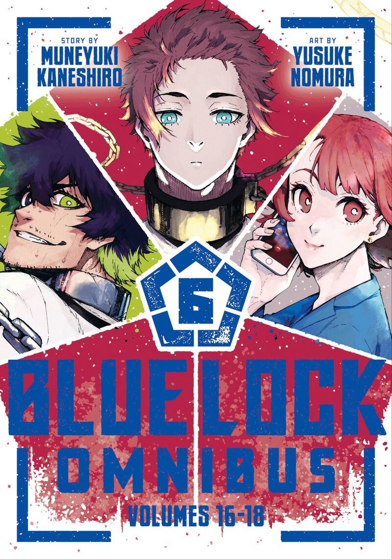 Muneyuki Kaneshiro - Blue Lock Omnibus 6 (Vol. 16-18), Häftad