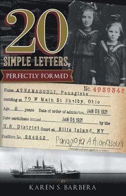 Karen S Barbera - 20 Simple Letters, Perfectly Formed, Häftad