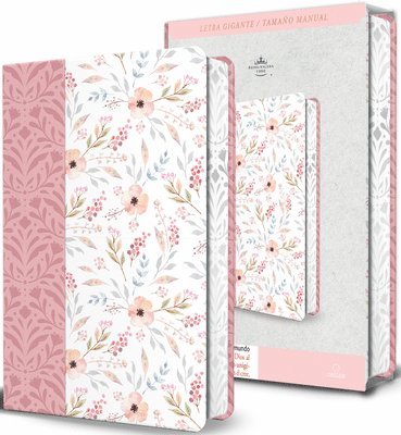 Reina Valera Revisada 1960 - Biblia Rvr 1960 Letra Gigante, Símil Piel Rosada Con Flores (Edición Cantos Pintados / Spanish Bible Rvr 1960 Giant Print Handy Size Leathersoft Pink Floral, Häftad