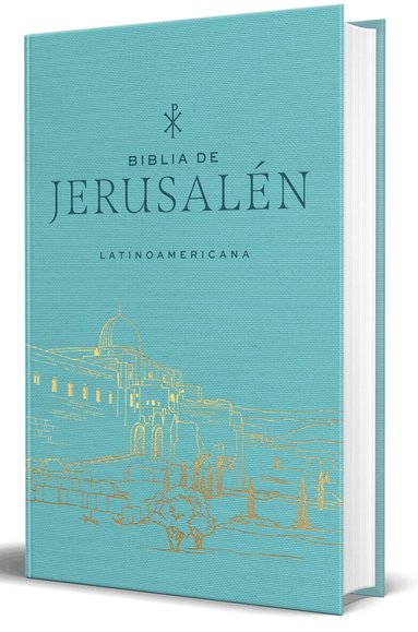 Biblia Católica Biblia de Jerusalén Latinoamericana, tapa dura, tela azul turquesa, edición de regalo / Spanish Jerusalem Bible, Latin American Edi...