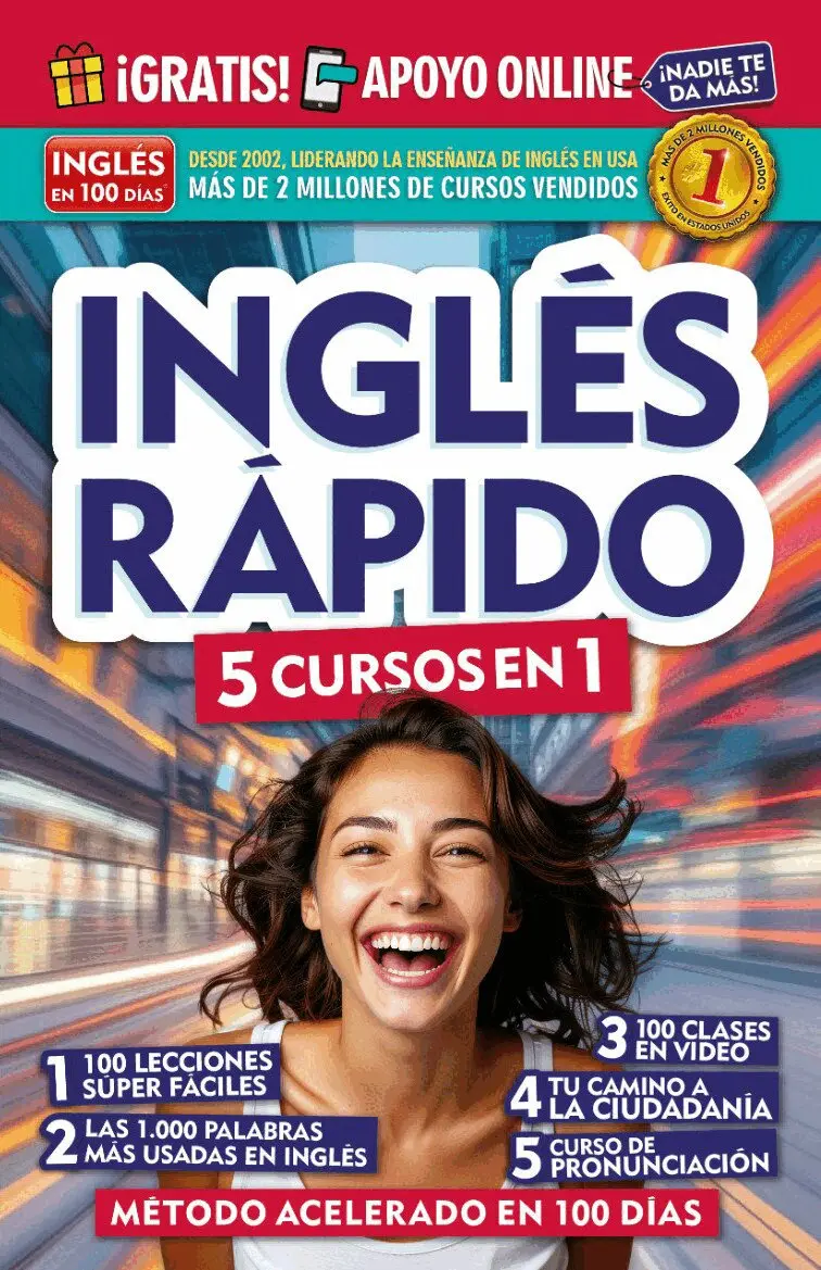 Inglés en 100 días - Inglés rápido. 5 cursos en 1 / Quick English. 5 courses in 1, Häftad. Tillgänglighet: Lägg i varukorg
