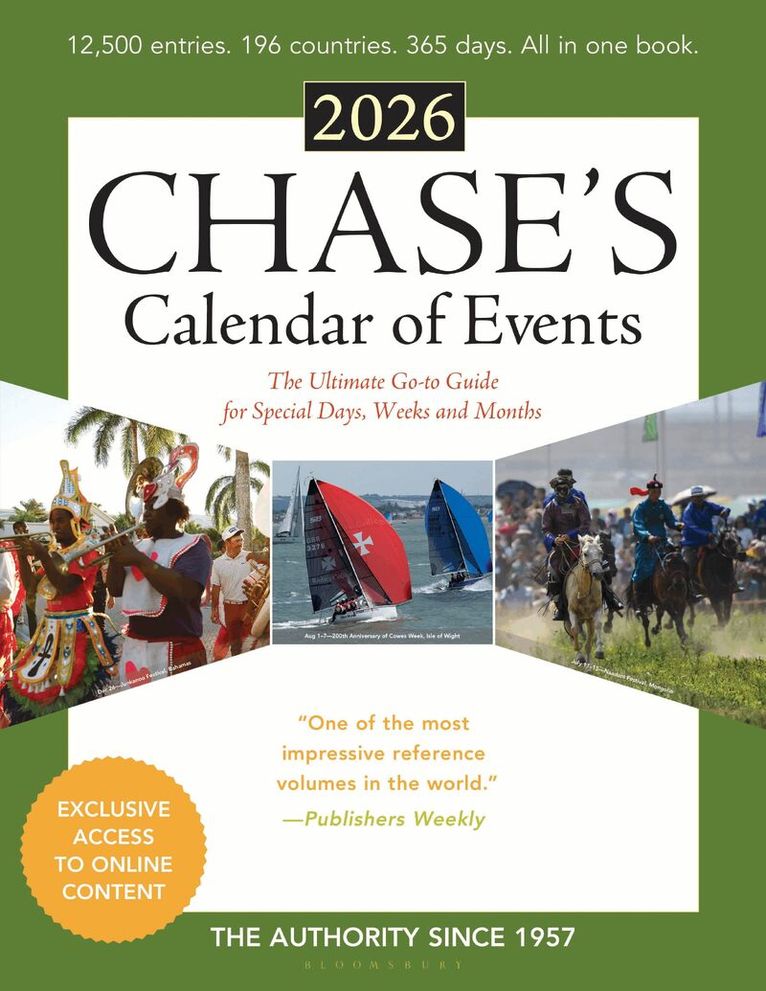Editors of Chase's - Chase's Calendar of Events 2026, Häftad. Tillgänglighet: Lägg i varukorg