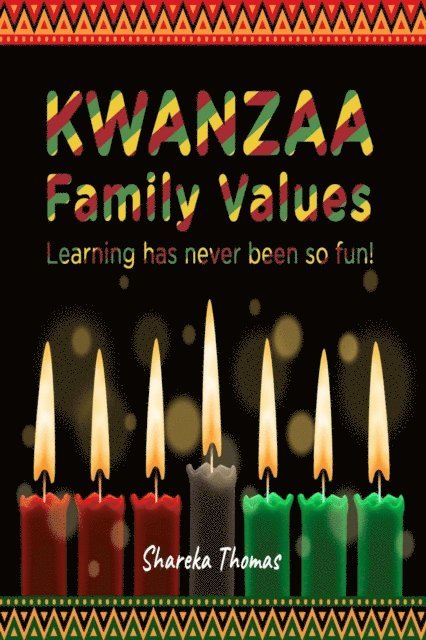 Shareka Thomas - Kwanzaa Family Values, E-bok