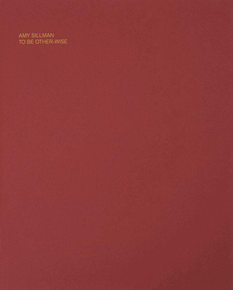 Amy Sillman: To Be Other-Wise, Häftad