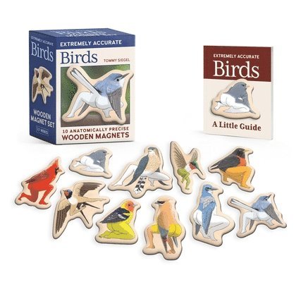 Tommy Siegel - Extremely Accurate Birds Wooden Magnet Set, Övrigt