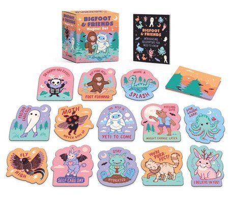 Mollie Thomas - Bigfoot & Friends Magnet Set, Övrigt