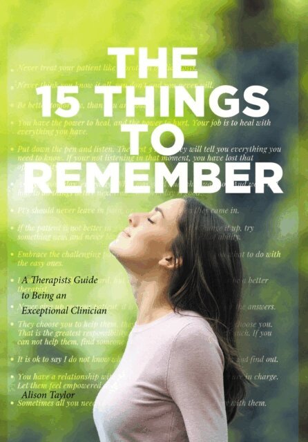 Alison Taylor - 15 Things to Remember, E-bok