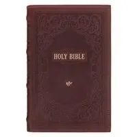 KJV Bible Giant Print Standard-Size (Full-Grain Leather, Dark Brown), Inbunden. Tillgänglighet: Lägg i varukorg