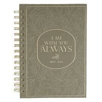 Journal Spiral Green I Am with You Always Matt. 28:20, Häftad