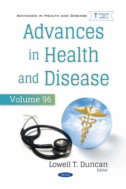 Lowell T. Duncan - Advances in Health and Disease. Volume 96, E-bok
