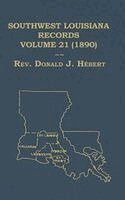 Donald Hebert - Southwest Louisiana Records Volume 21 (XXI) 1890, Inbunden