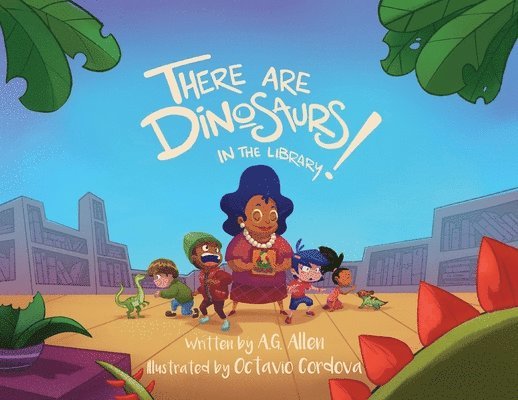 Ag Allen - There Are Dinosaurs in the Library!, Häftad