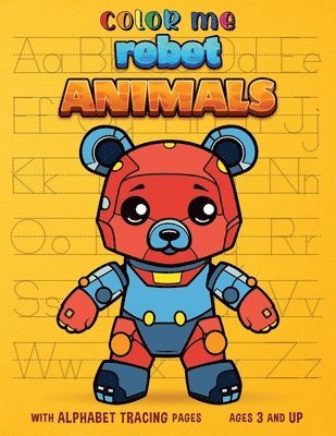 Antzy Books - Color Me Robot Animals, Häftad