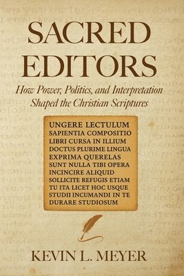 Kevin Meyer - Sacred Editors, Häftad. Tillgänglighet: Lägg i varukorg