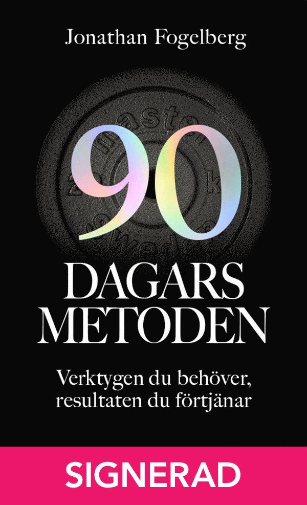 Jonathan Fogelberg - SIGNERAD - 90-dagarsmetoden, Kartonnage