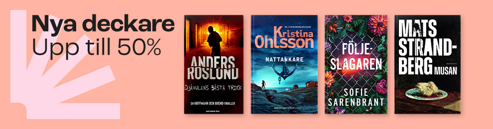 Nya deckare - upp till 50% rabatt